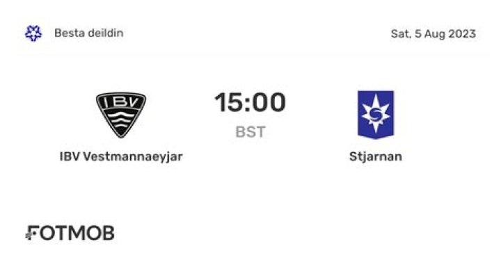 Suara Komunitas: Prediksi Menang Stjarnan vs ÍBV di Besta deild karla 2026